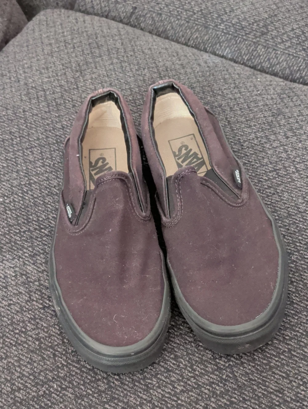 Vans Slip-On Canvas Loafers Black